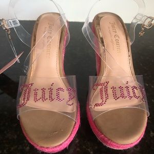 Juicy Couture wedge heel shoe